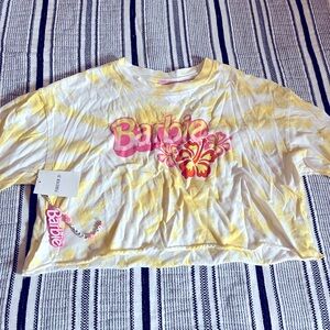 Malibu Barbie Tye Dye Cropped Tee 🌸🌺